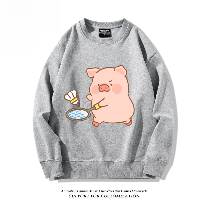 LuLu豬 聯名親子情侶裝 圓領長袖