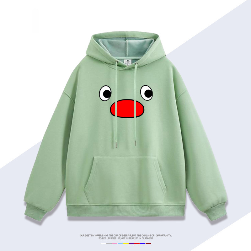 企鵝家族pingu 聯名衛衣2025秋冬新款 親子情侶裝連帽衛衣