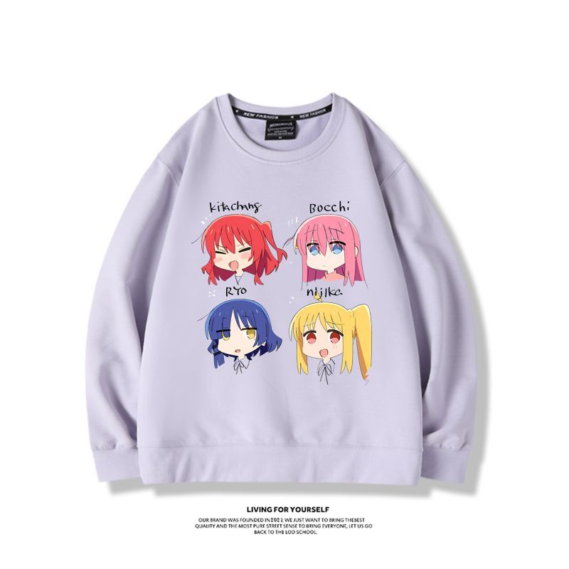 孤獨搖滾2023親子情侶裝 圓領長袖