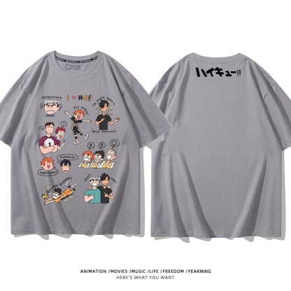 排球少年 2024親子情侶男女同款 純棉T恤