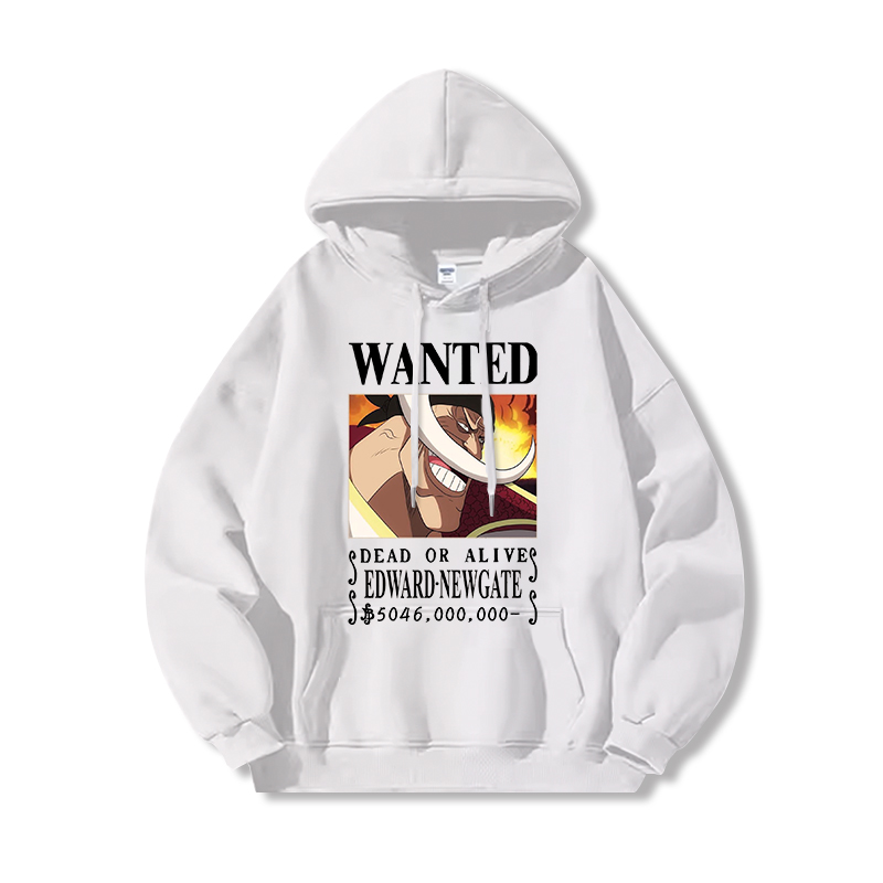 航海王 聯名衛衣2024秋冬新款親子情侶裝薄絨款連帽衛衣