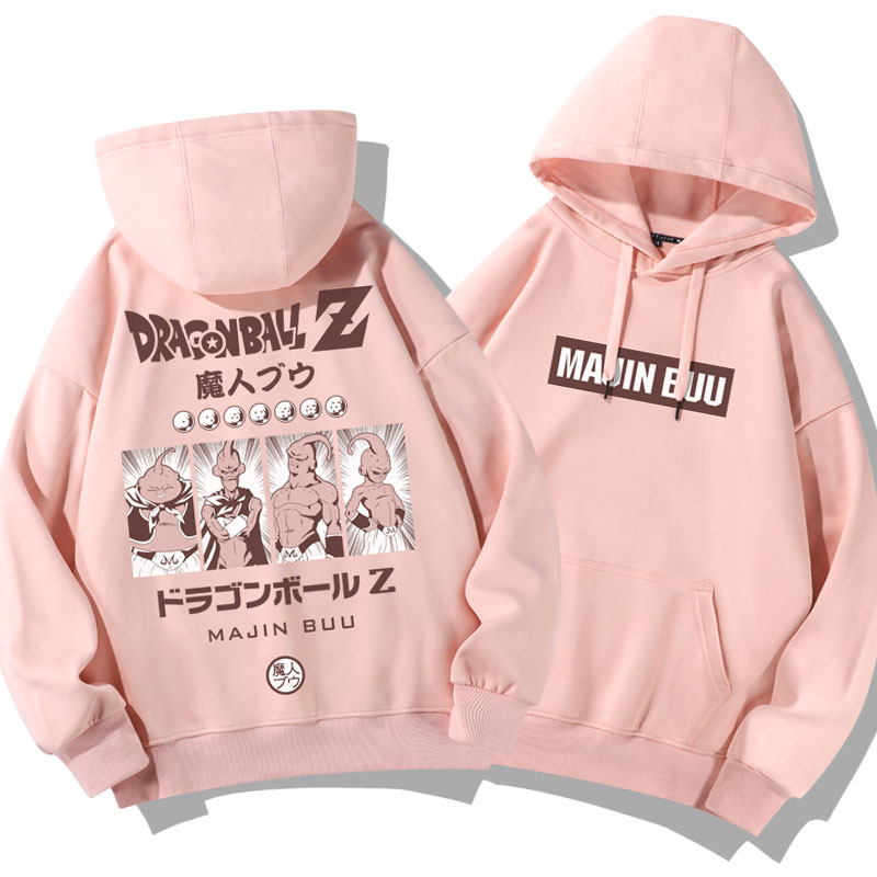 七龍珠聯名衛衣2024秋冬新款親子情侶裝薄絨款連帽衛衣