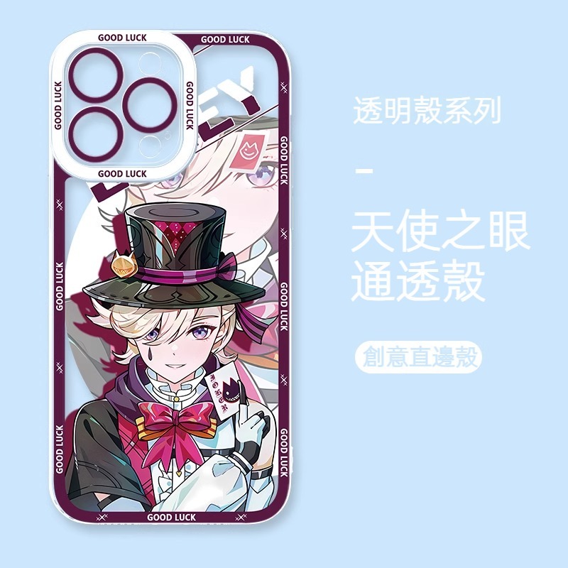 蘋果 系列冬日原神天使眼透明防摔軟殼
