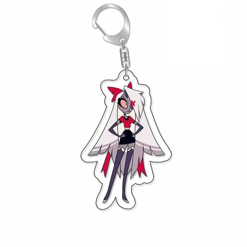 地獄客棧亞克力鑰匙扣 掛件 Hazbin Hotel動漫周邊掛飾【單買三件起送】