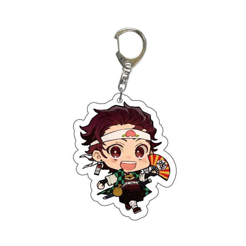 鬼滅之刃鑰匙扣亞克力動漫甘露寺蜜璃時透無一郎蟲柱卡通周邊掛飾【單買三件起送】