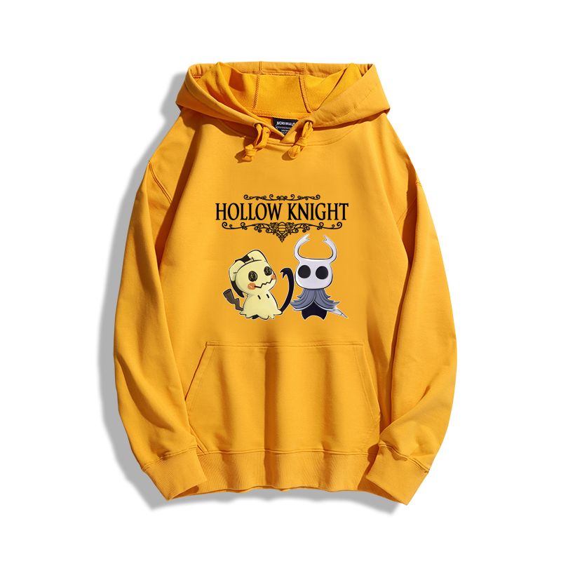 空洞騎士聯名寶可夢衛衣2023秋冬新款親子情侶裝薄絨款連帽衛衣