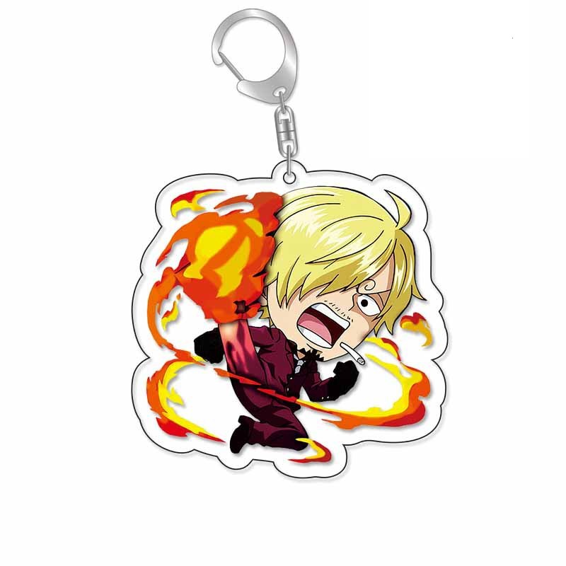 航海王草帽團路飛索隆喬巴羅賓亞力克鑰匙扣 掛飾【單買三件起送】