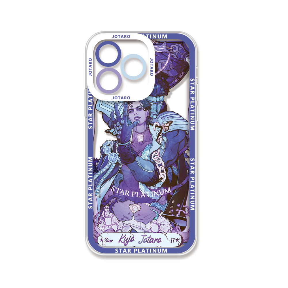 蘋果 系列JOJO的奇妙冒險 天使眼透明防摔軟殼