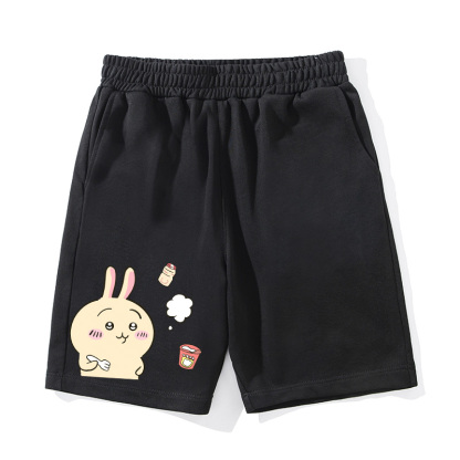 Chiikawa聯名衛衣2024秋冬新款親子情侶裝薄絨款連帽衛衣