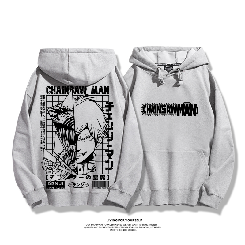 鏈鋸人新款 親子情侶男女款連帽衛衣
