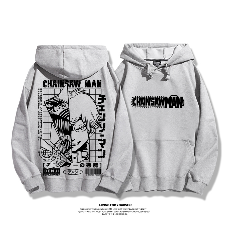 鏈鋸人新款 親子情侶男女款連帽衛衣
