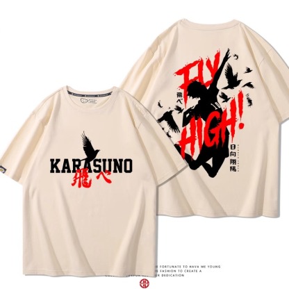 排球少年 2024親子情侶男女同款 純棉T恤