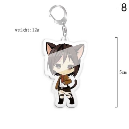 進擊的巨人調查兵團艾倫三笠阿明埃爾文利威爾韓吉萊納鑰匙扣掛飾【單買三件起送】