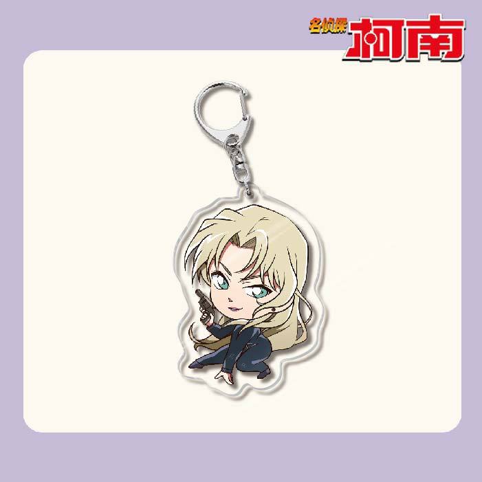 名偵探柯南周邊 灰原哀基德赤井秀一安室透世良真純亞克力鑰匙扣掛飾【單買三件起送】