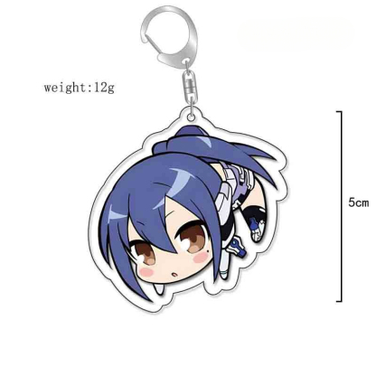約會大作戰時崎狂三五河琴裏夜刀神天香四糸乃二亞亞力克鑰匙扣 掛飾【單買三件起送】