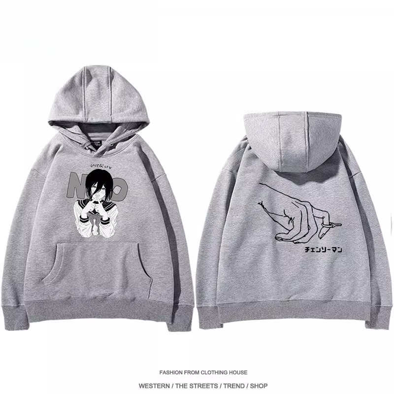 鏈鋸人 聯名衛衣2025秋冬新款 親子情侶裝連帽衛衣