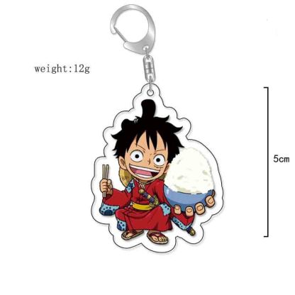 航海王草帽路飛索隆喬巴羅賓亞力克鑰匙扣掛飾【單買三件起送】