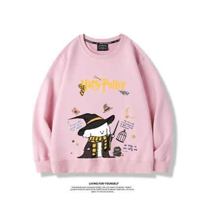 線條小狗2023親子情侶裝 圓領長袖