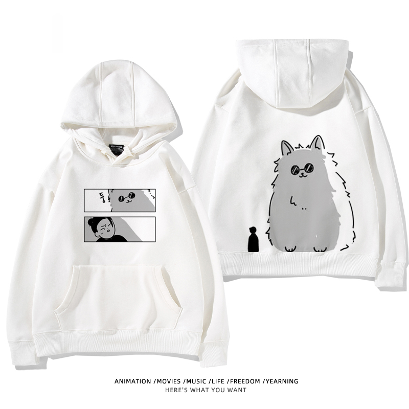 咒術迴戰聯名衛衣2024秋冬新款親子情侶裝薄絨款連帽衛衣