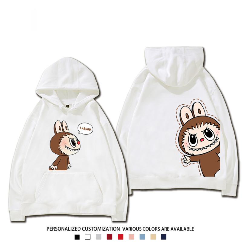 labubu新款 寬鬆百搭 秋冬款 寬鬆連帽衛衣