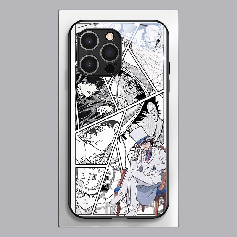 名偵探柯南新款高清全包防摔玻璃殼