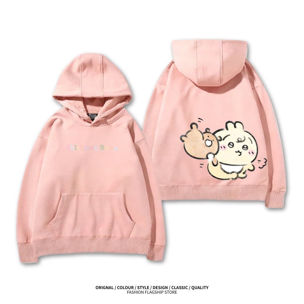 Chiikawa baby系列新款 親子情侶男女款連帽衛衣