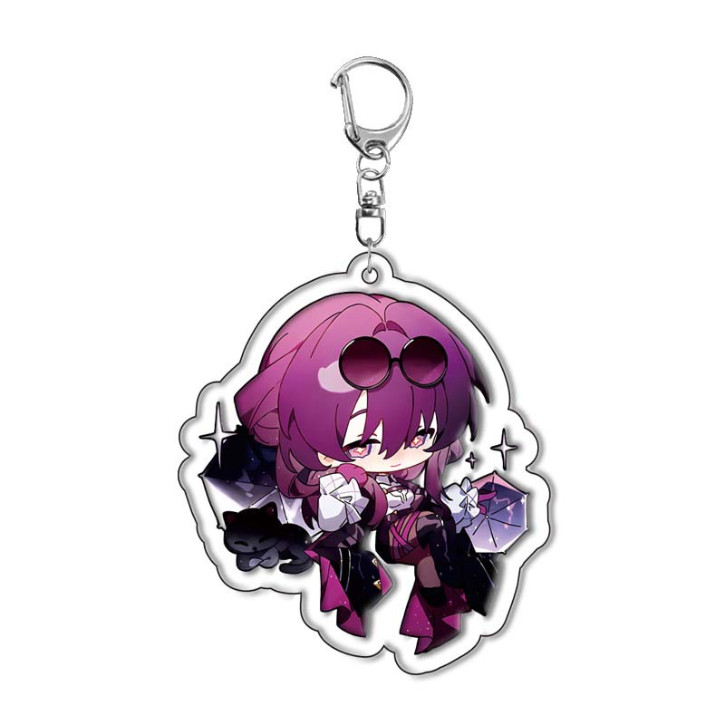 崩壞星穹鐵道愛莉希雅亞克力鑰匙扣掛飾遊戲周邊銀狼景元 白露【單買三件起送】