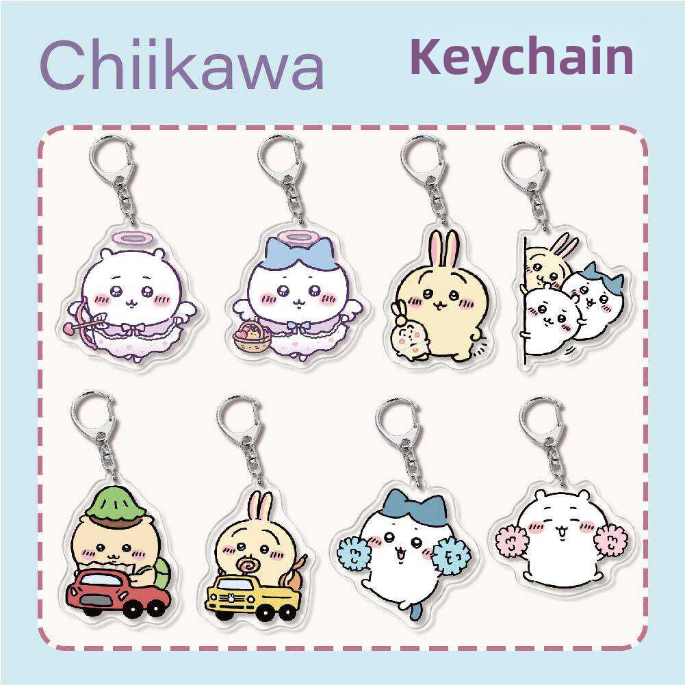 chiikawa 吉伊卡哇小八亞克力 鑰匙扣掛飾