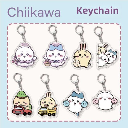 chiikawa 吉伊卡哇小八亞克力 鑰匙扣掛飾