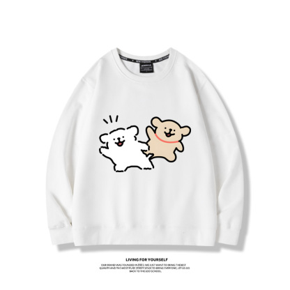 線條小狗2023親子情侶裝 圓領長袖-星夢cosplay