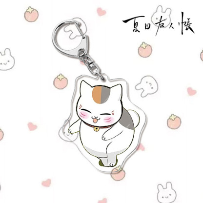 夏目友人帳夏目貴志貓咪老師/斑夏目玲子周邊擺件立牌鑰匙扣掛飾【單買三件起送】