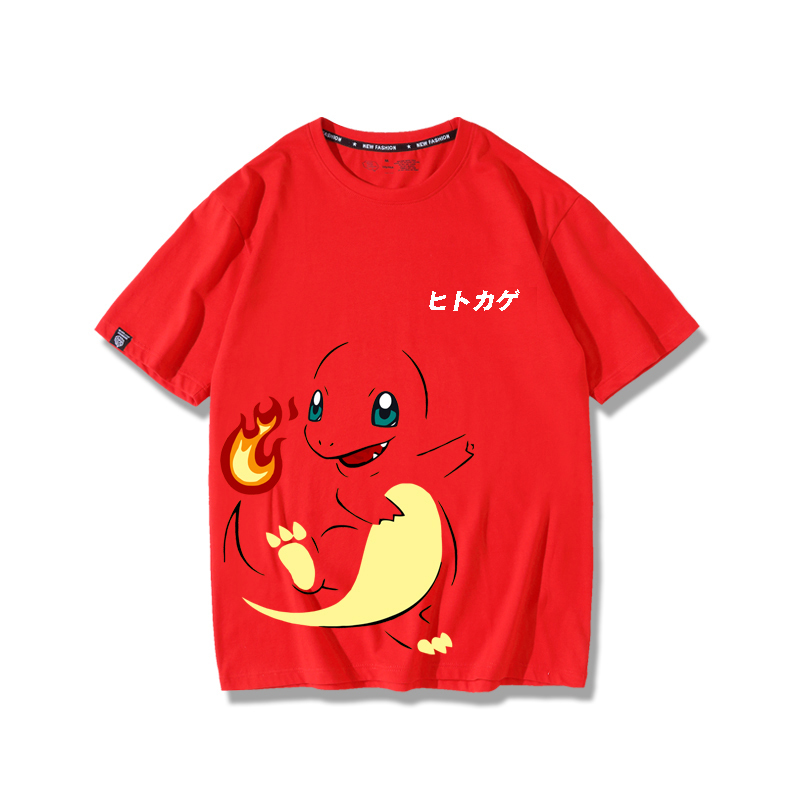 寶可夢 2024親子情侶男女同款 純棉T恤