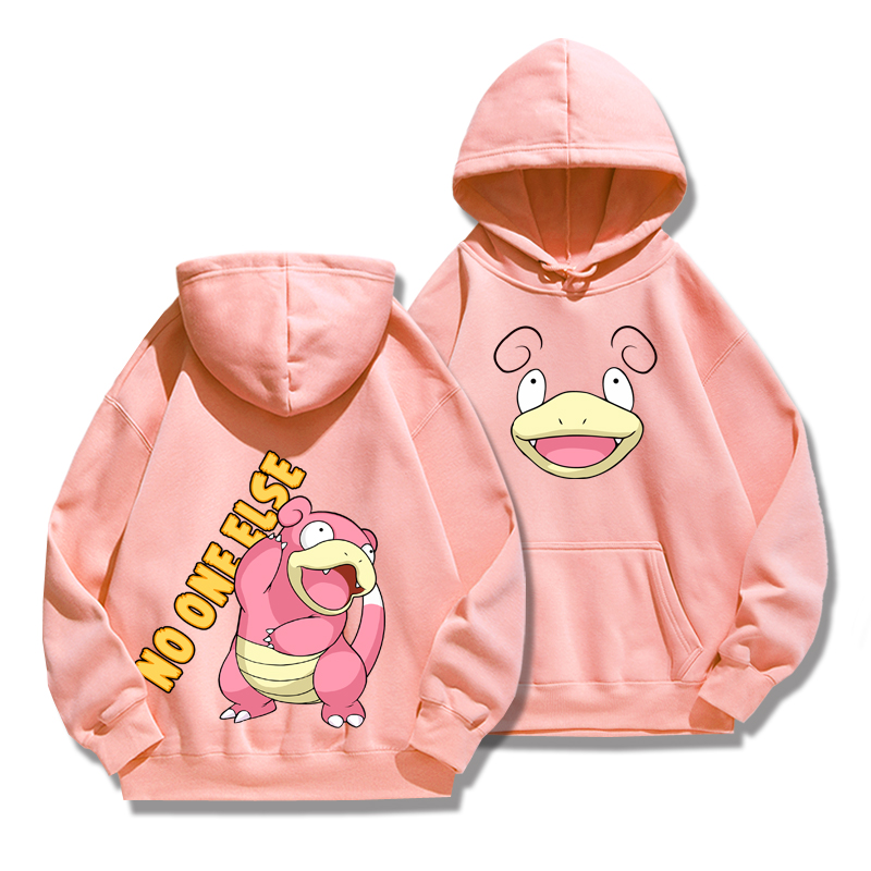 寶可夢聯名衛衣2024秋冬新款親子情侶裝薄絨款連帽衛衣