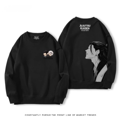 【預售2.25號發貨】鏈鋸人聯名衛衣2024秋冬新款親子情侶裝薄絨款連帽衛衣