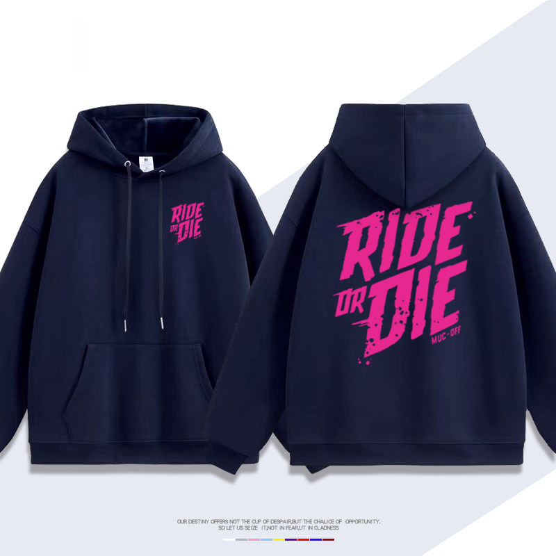 PMuc-Off土坡ride or die速降騎行服 衛衣2025秋冬新款親子情侶裝連帽衛衣