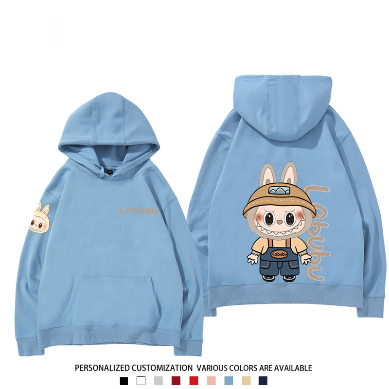 labubu新款 寬鬆百搭 秋冬款 寬鬆連帽衛衣