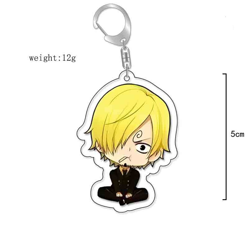 航海王草帽團路飛索隆喬巴羅賓亞力克鑰匙扣 掛飾【單買三件起送】