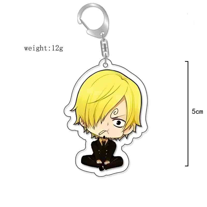 航海王草帽團路飛索隆喬巴羅賓亞力克鑰匙扣 掛飾【單買三件起送】