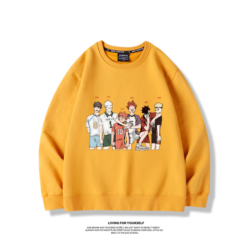 排球少年2024親子情侶裝 圓領長袖