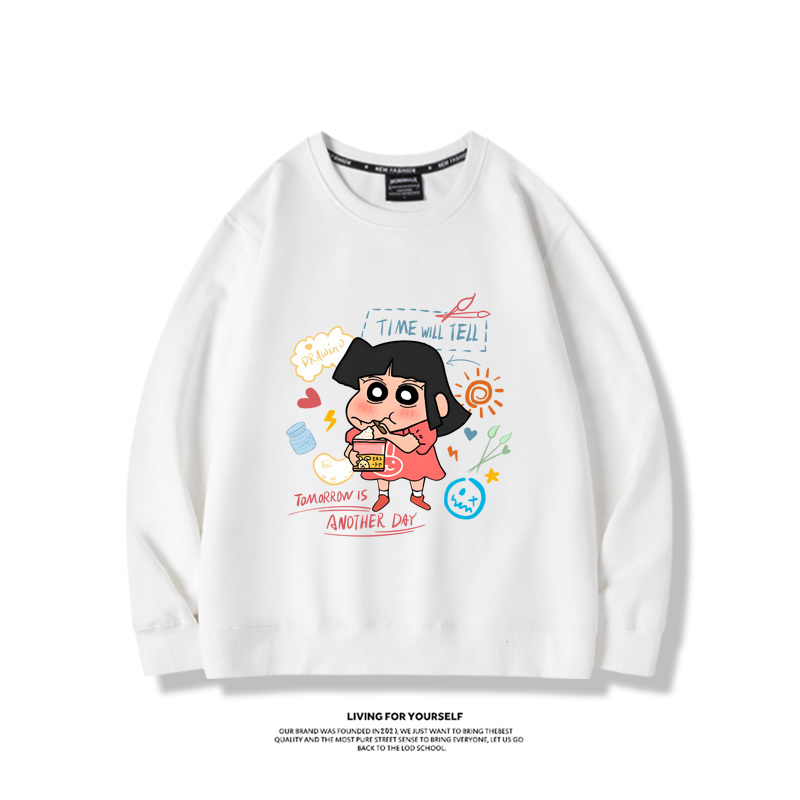 蠟筆小新2023親子情侶裝 圓領長袖