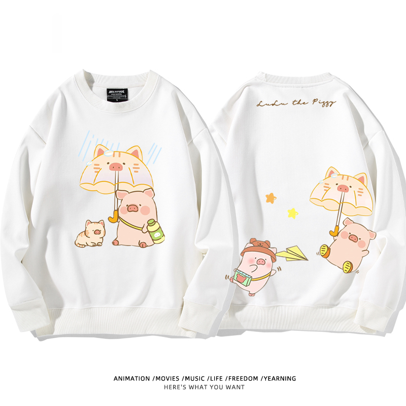 LuLu豬 聯名2024親子情侶裝 圓領長袖