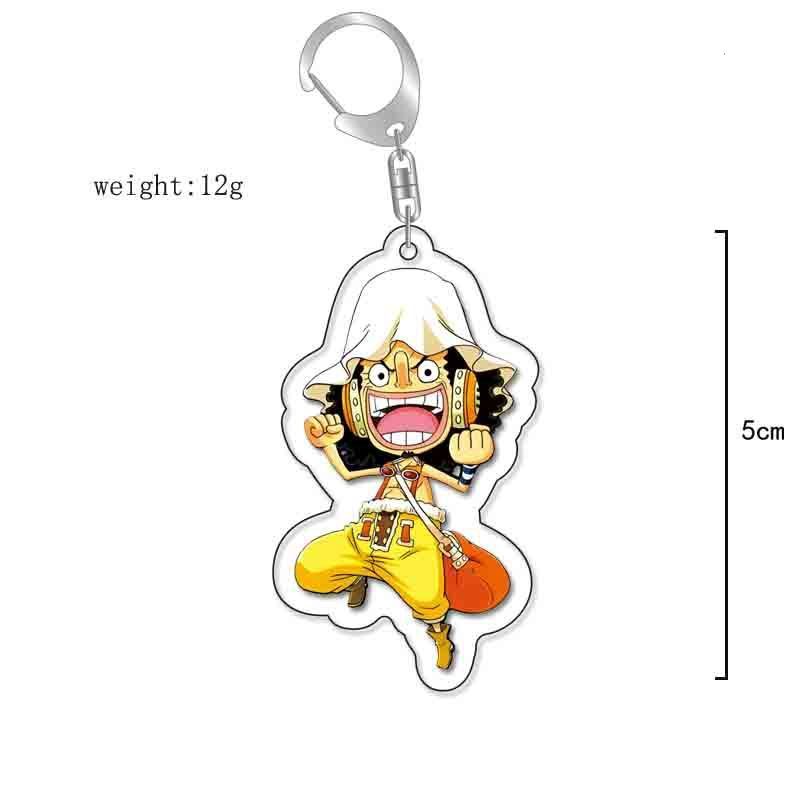 航海王草帽路飛索隆喬巴羅賓亞力克鑰匙扣掛飾【單買三件起送】