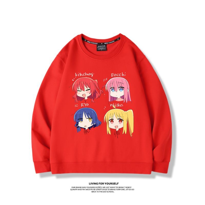 孤獨搖滾2023親子情侶裝 圓領長袖