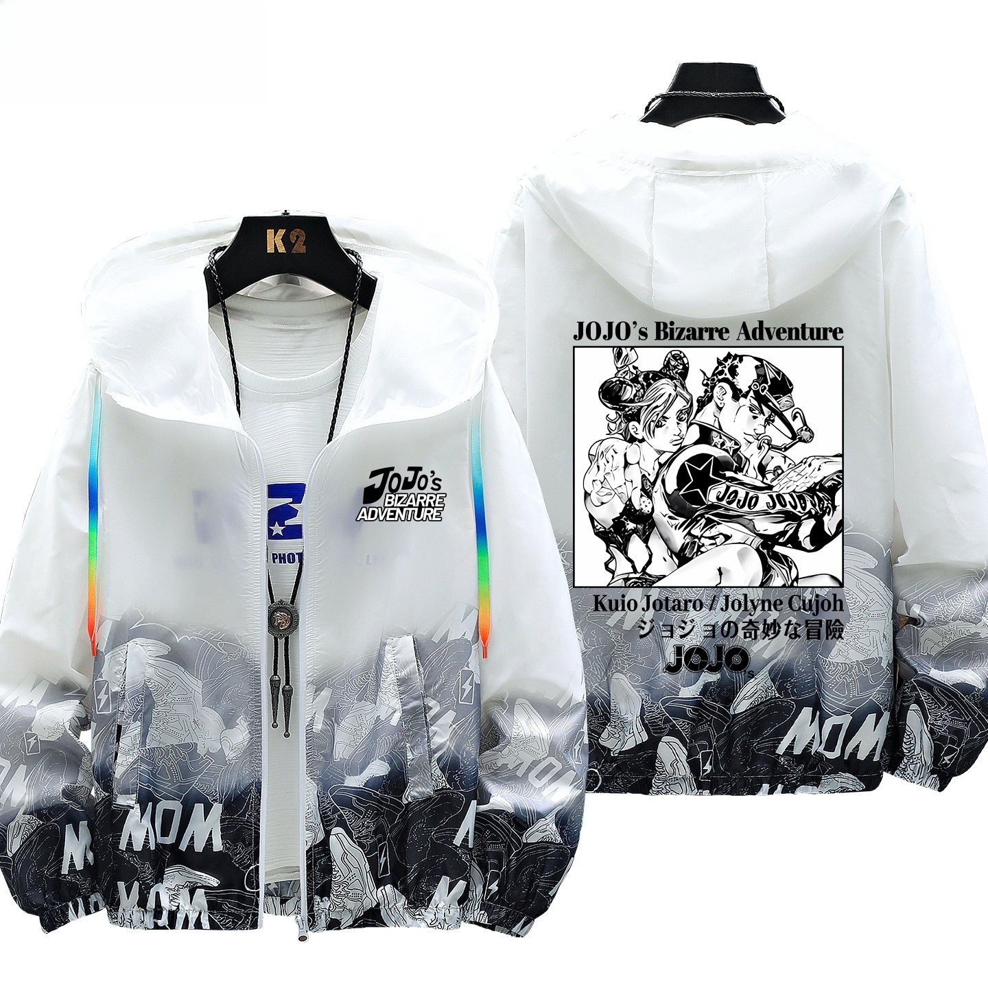 JOJO的奇妙冒險 輕薄透氣漸變防曬衣外套