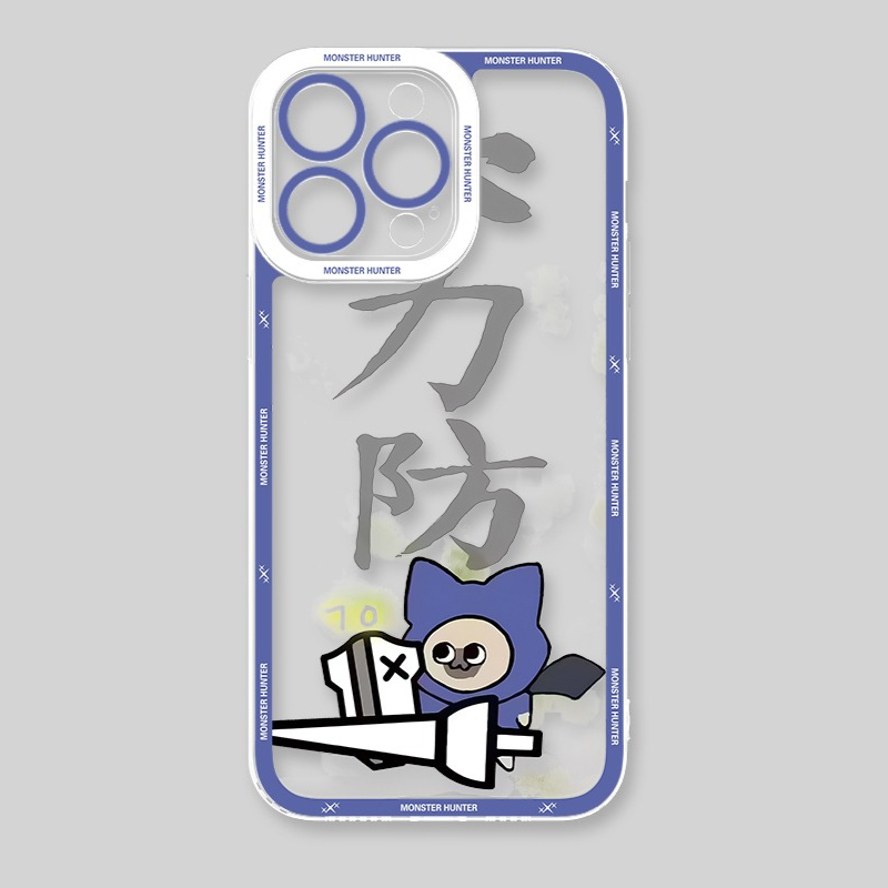 魔物獵人天使眼透明防摔軟殼-ZUIHANG SHOP