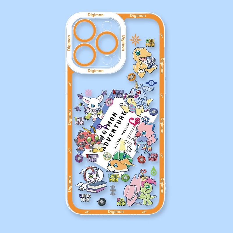 數碼寶貝天使眼透明防摔軟殼