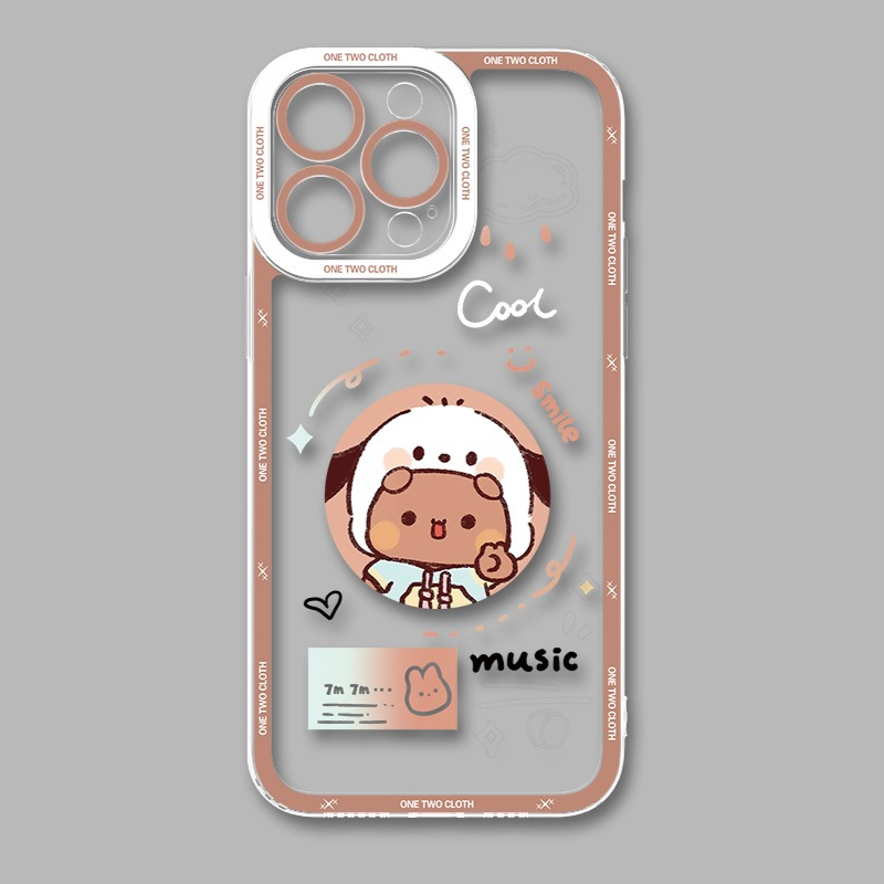 一二布布天使眼透明防摔軟殼