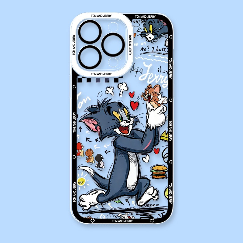 湯姆貓與傑利鼠天使眼透明防摔軟殼