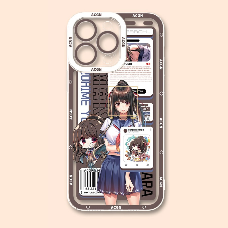 甜蜜女友天使眼透明防摔軟殼