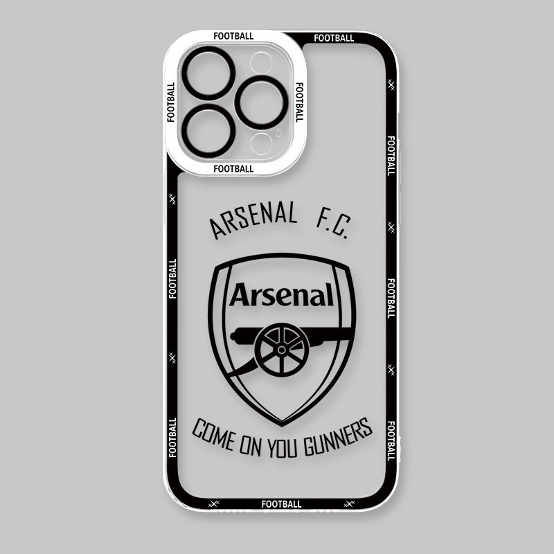 足球俱樂部天使眼透明防摔軟殼